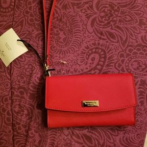 Kate Spade Tri-Fold I phone  Wristlet